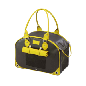 HONEY BONY black yellow carrier bag